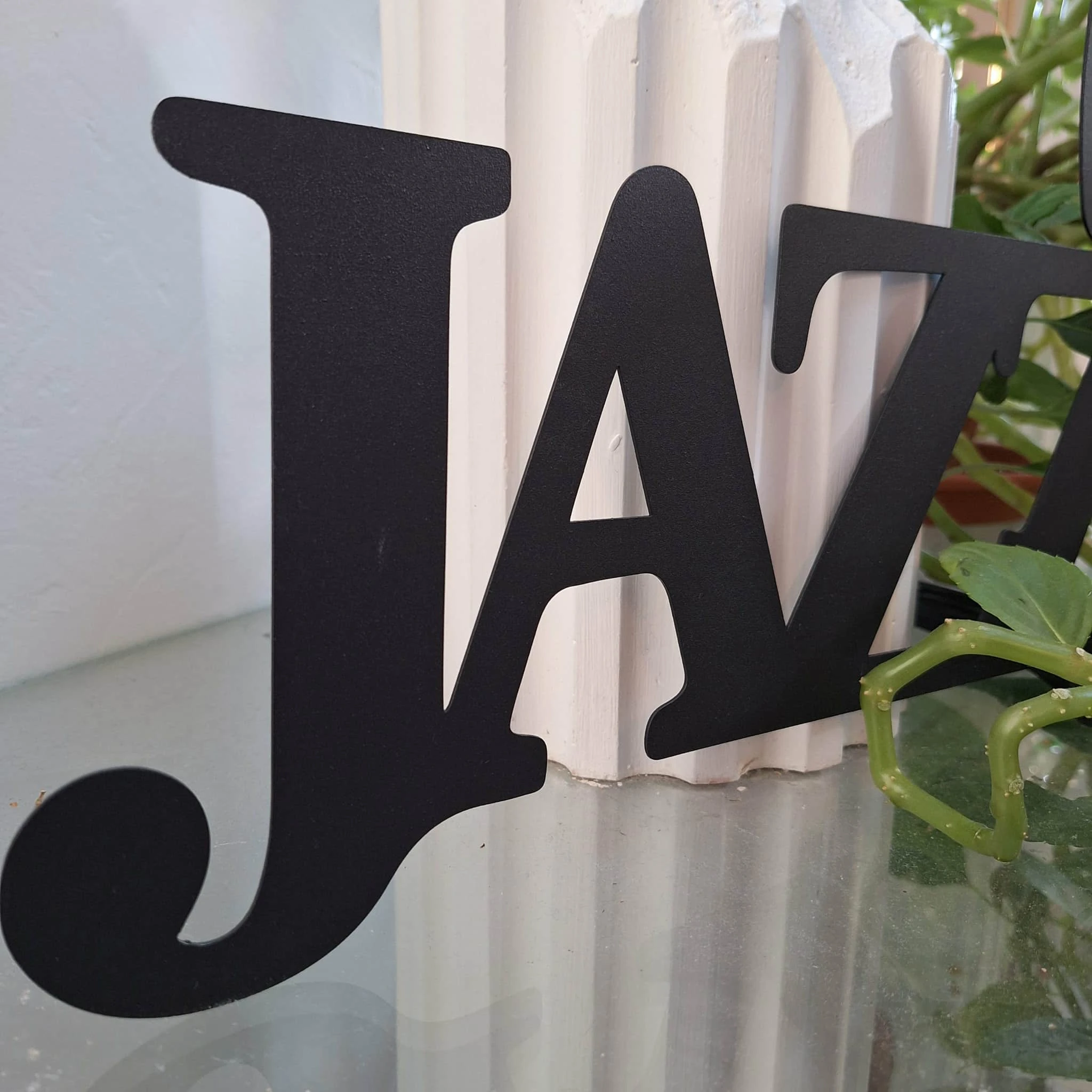 Jazz muurdecoratie 50 CM! Van metaal – photo 6